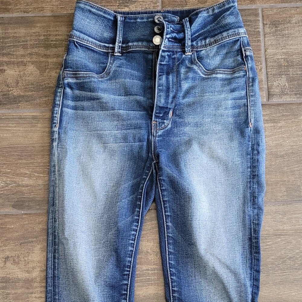 New American Eagle Outfitters Super Super Stretch Ankle Jeans - Sz 0 Short